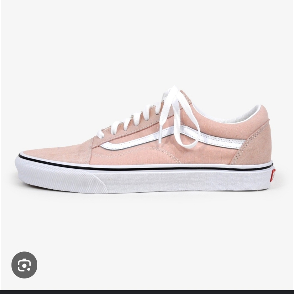 Vans Old Skool Zephyr Blush Pink Suede and Canvas Skate Shoe SZ 10 Women/ 8.5Men